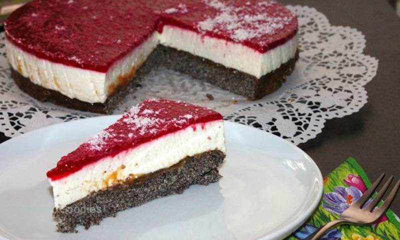 Rezept Himbeer-Topfen-Mohn-Torte lowcarb keto glutenfrei - Daniela ...